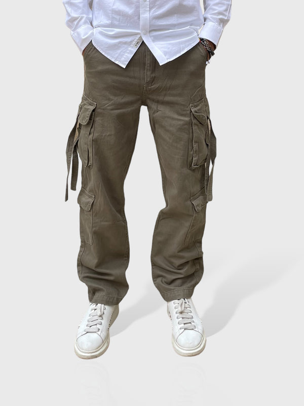 Pantalone Cargo Verde