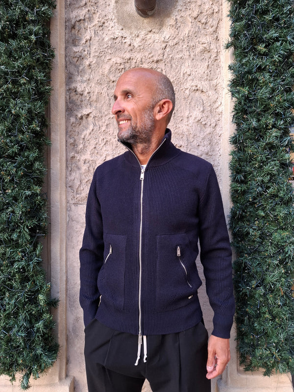 Maglione collo alto con zip GL35051