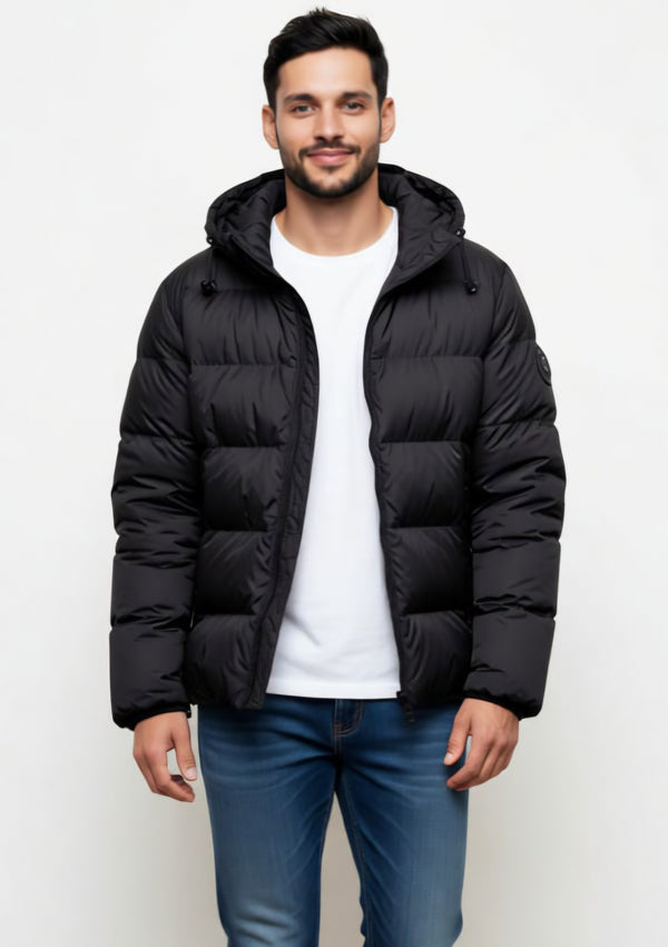 Ecopiumino con cappuccio