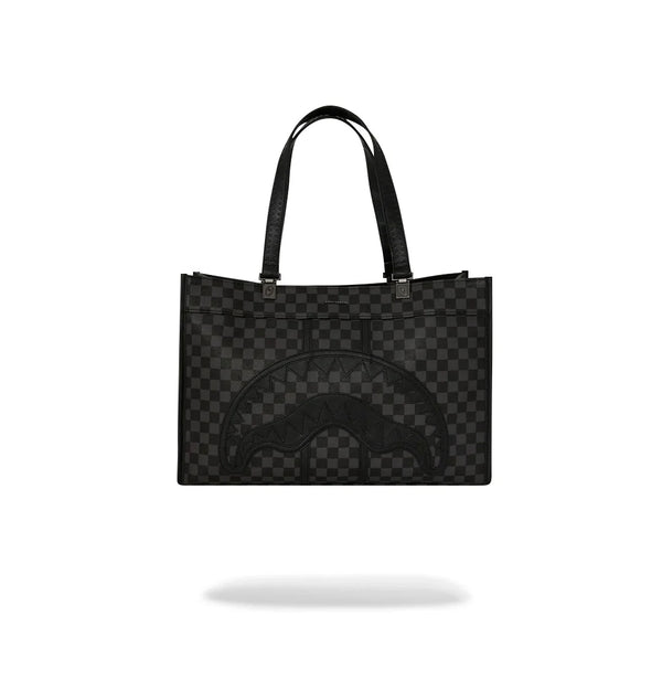 Tote Sprayground quadretto grigio