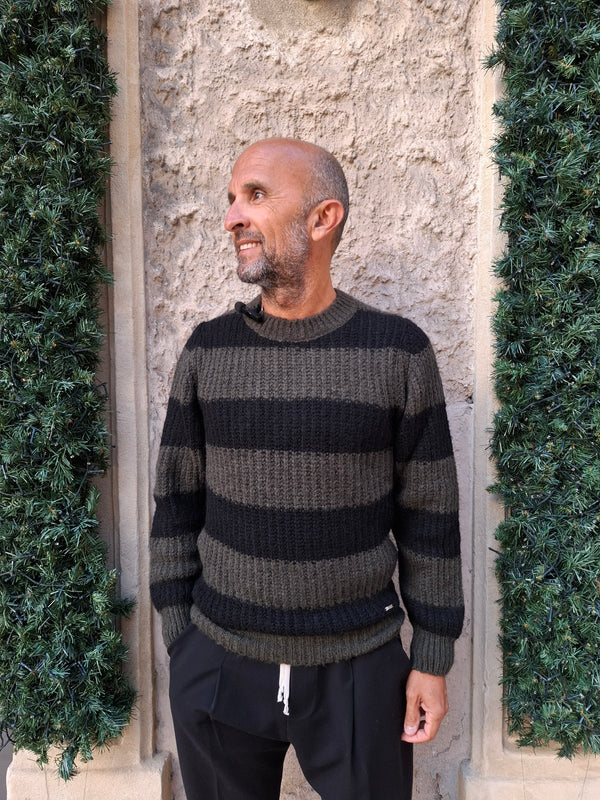 Maglione maxirighe BW1016