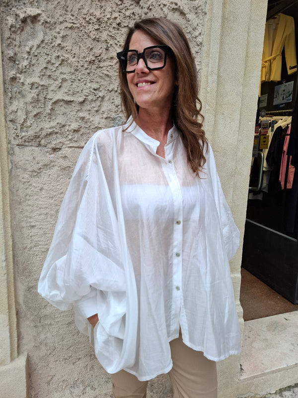 Camicia Over bianca