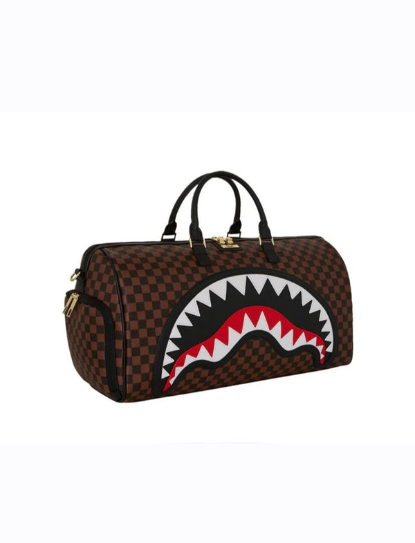 Borsone Sprayground quadretto marrone