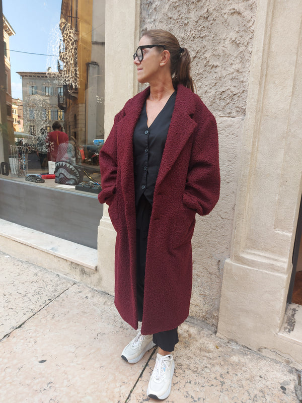 Cappotto Bordeaux