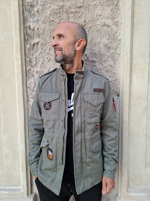 Giacca Militare Patch GL5187BD