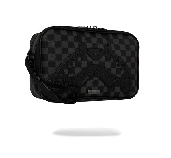 Toilettry Sprayground quadretto grigio
