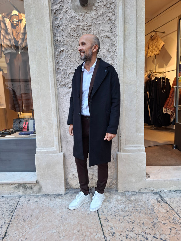 Cappotto con fodera artistica GN21800